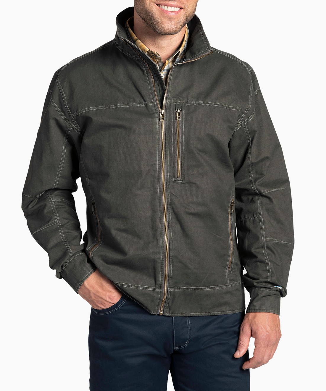 Burr™ Jacket - GUN METAL