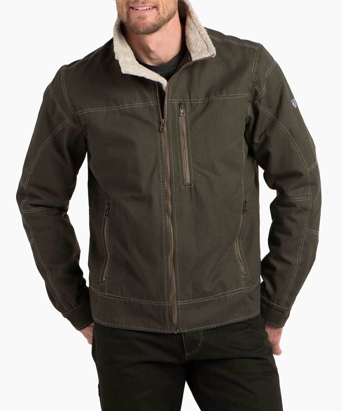 Burr™ Lined Jacket - GUN METAL