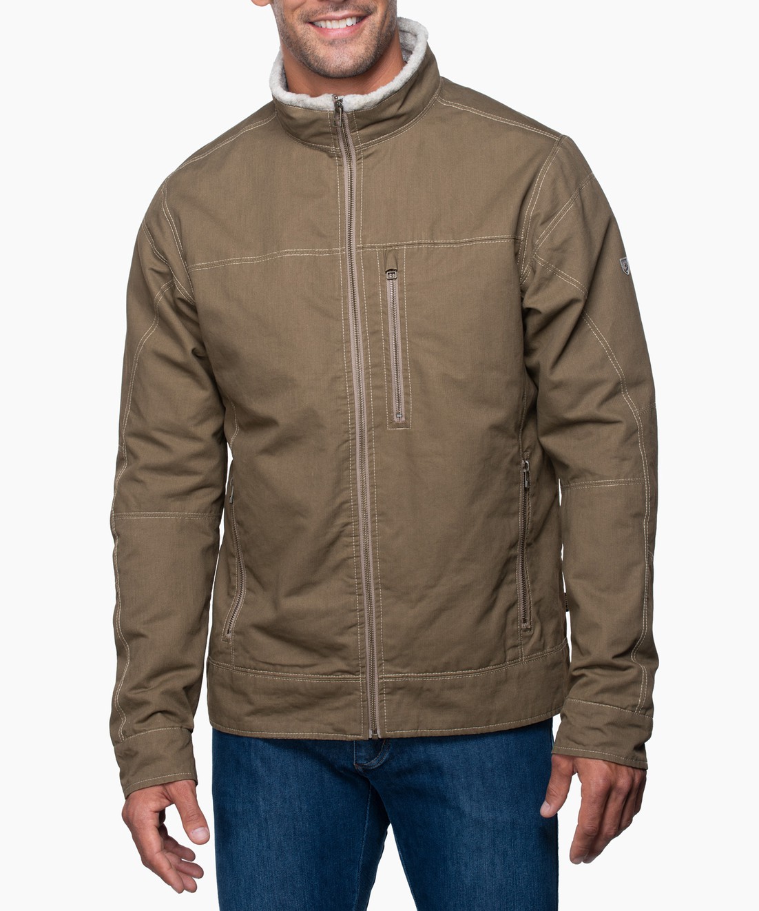 Burr™ Lined Jacket - KHAKI