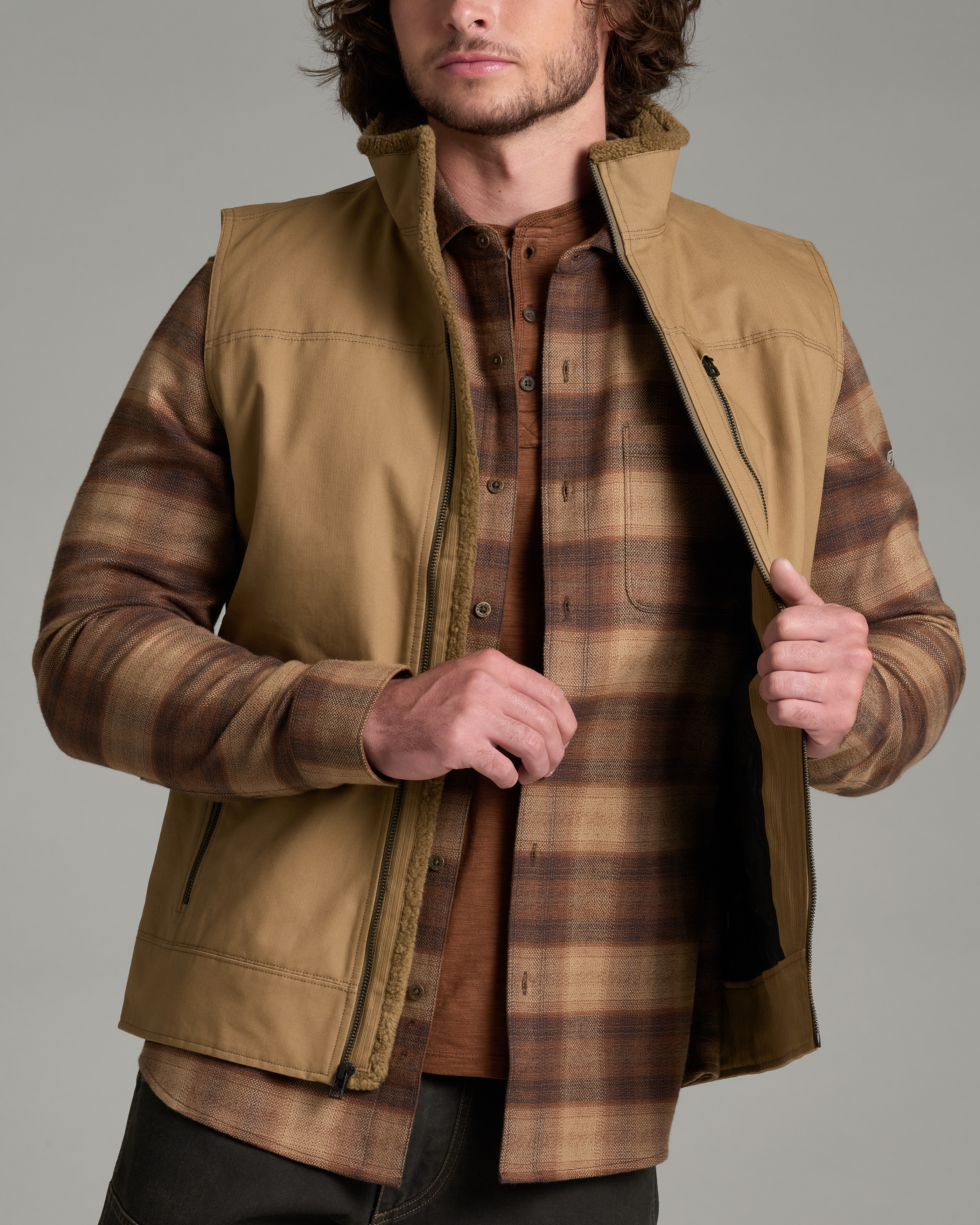 Burr™ Lined Vest - DESERT KHAKI