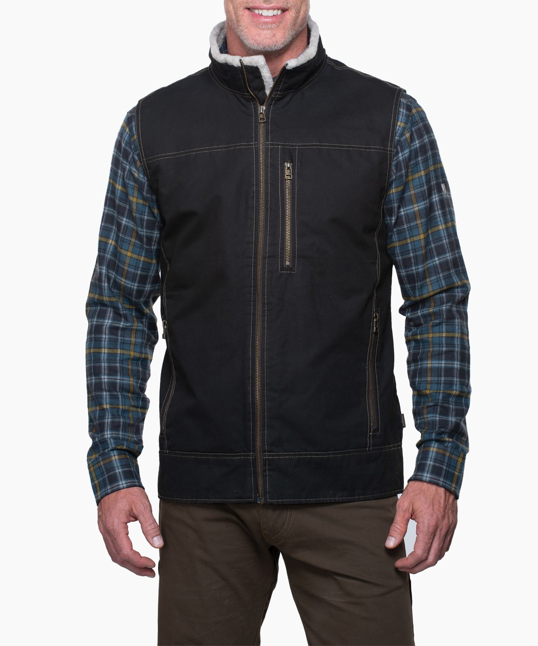 Burr™ Lined Vest - ESPRESSO