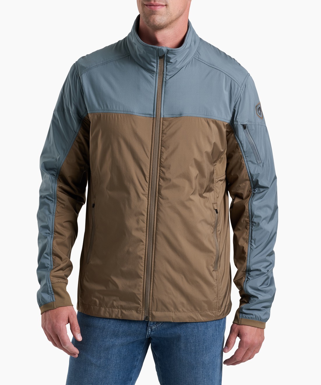 The One™ Jacket - MOSS WOOD / CHARCOAL BLUE