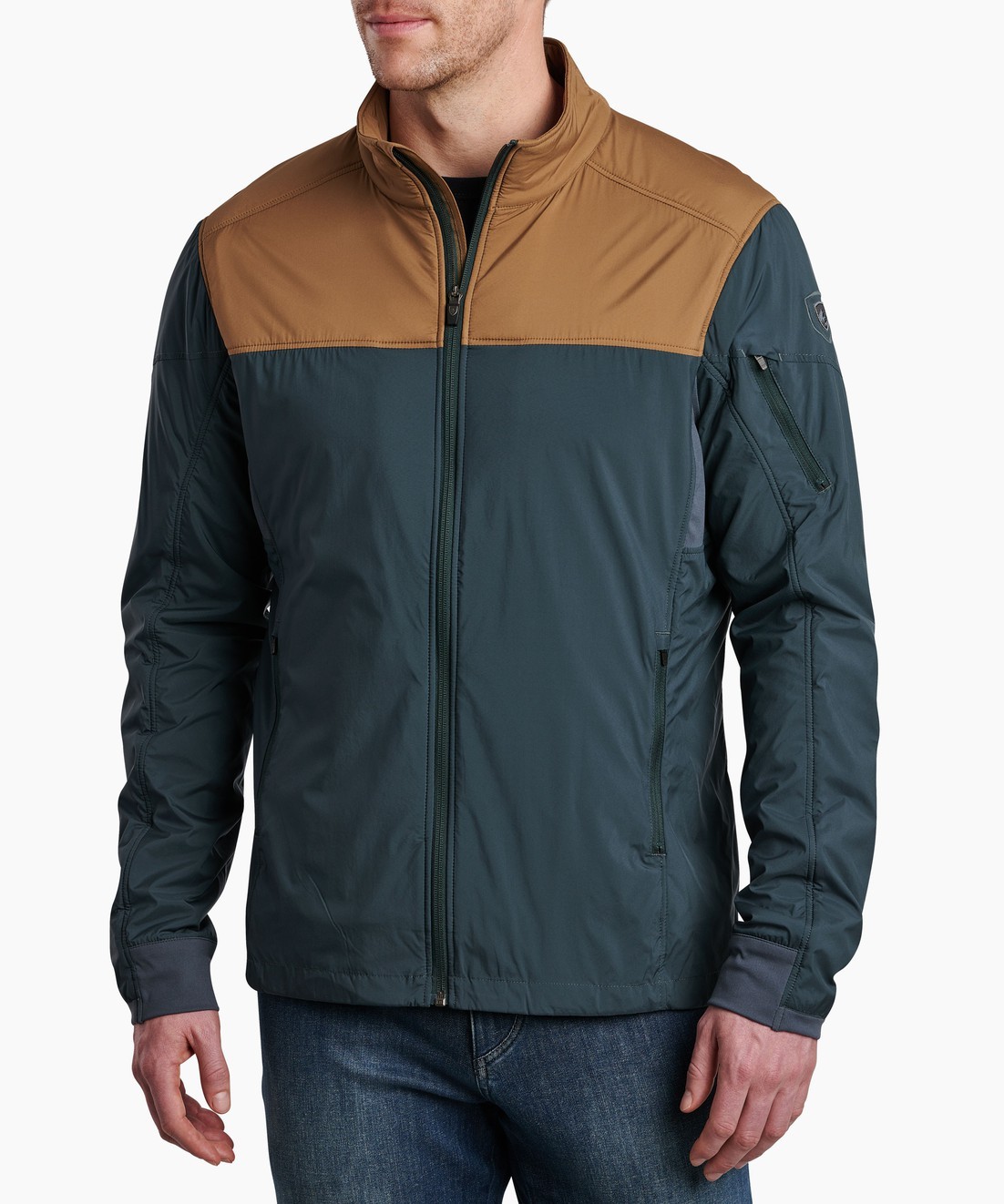 The One™ Jacket - DEEP POND / DARK KHAKI