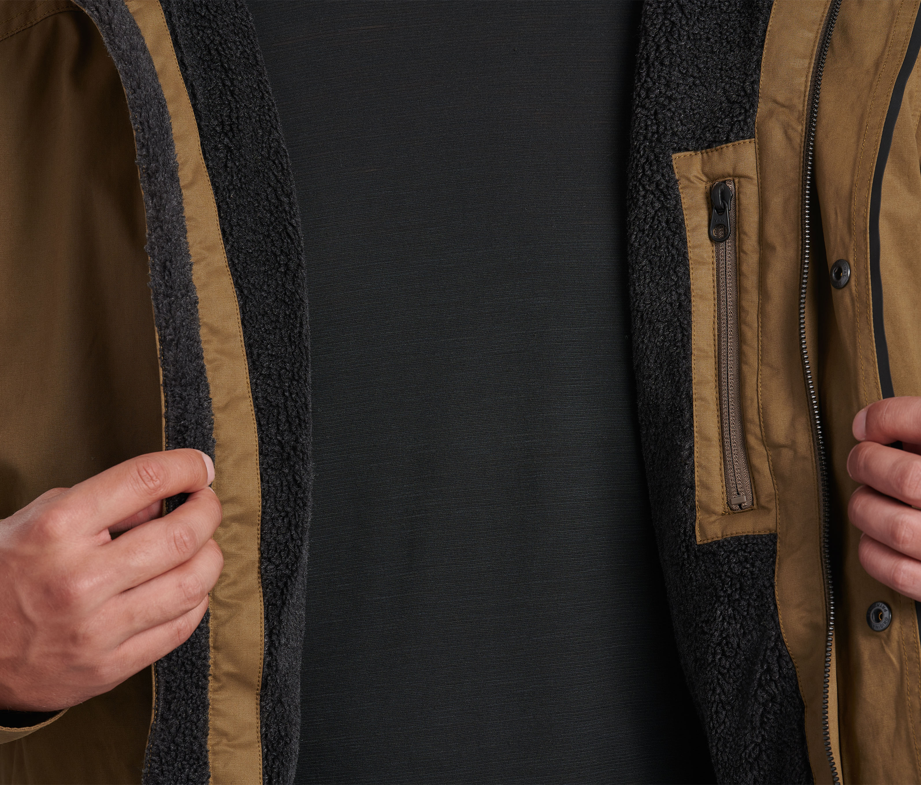 Ükon™ Fleece Lined Hoody - ITALIAN BERBER FLEECE