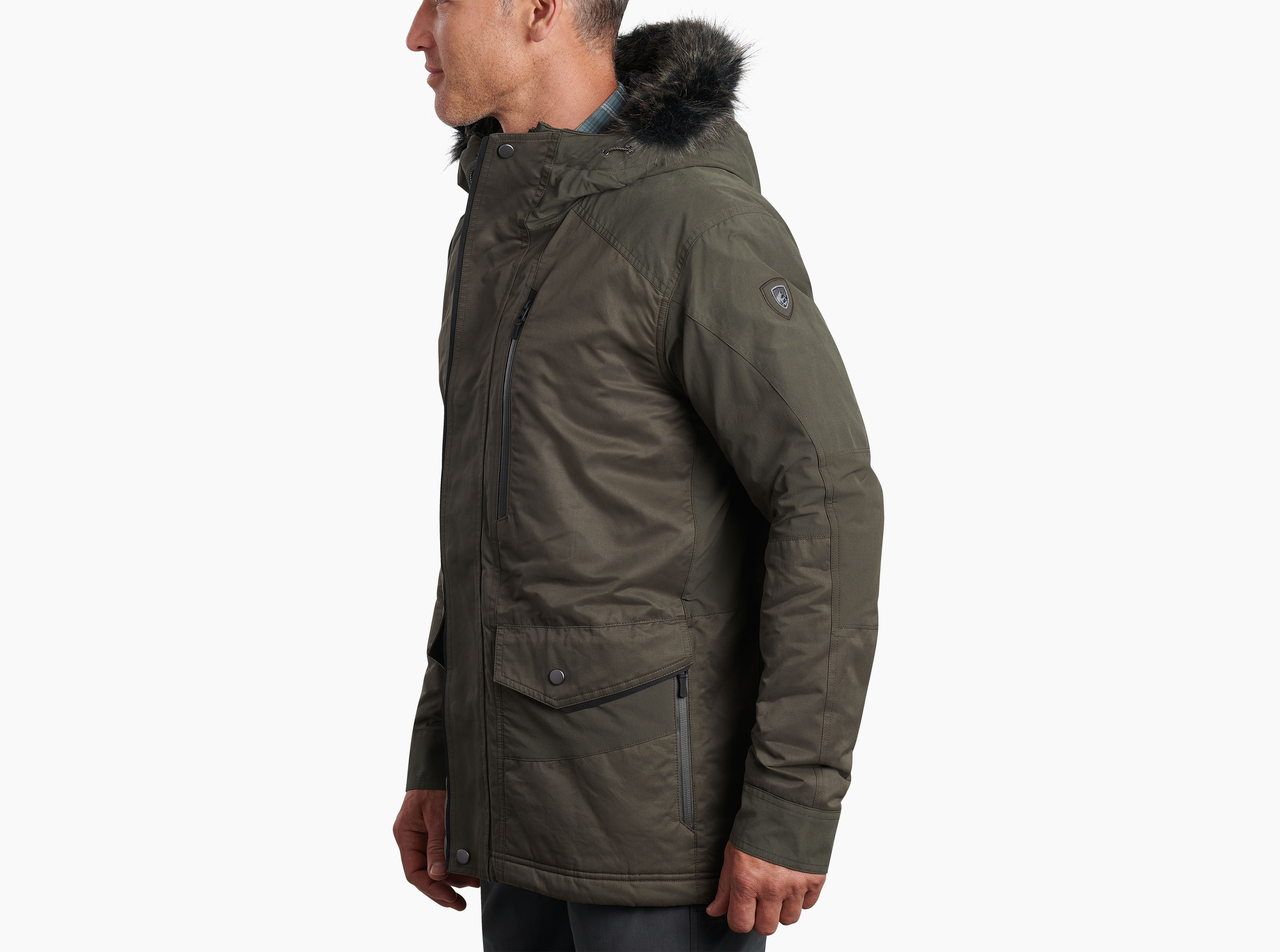 Ükon™ Fleece Lined Hoody - DARK MOSS