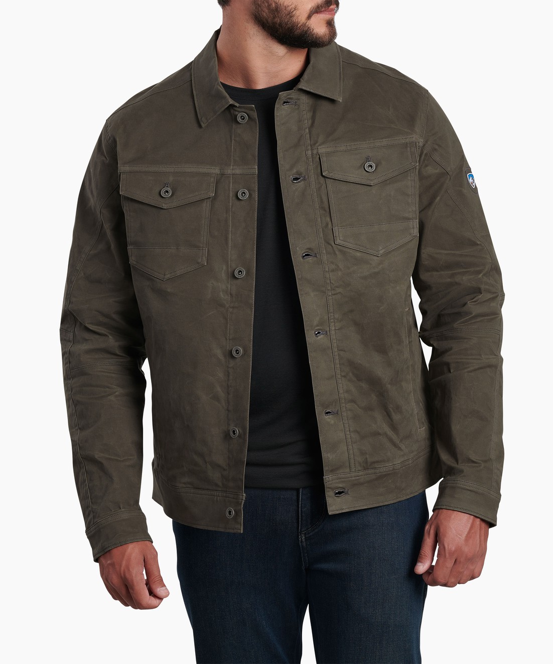 The Outlaw™ Waxed Jacket - GUN METAL