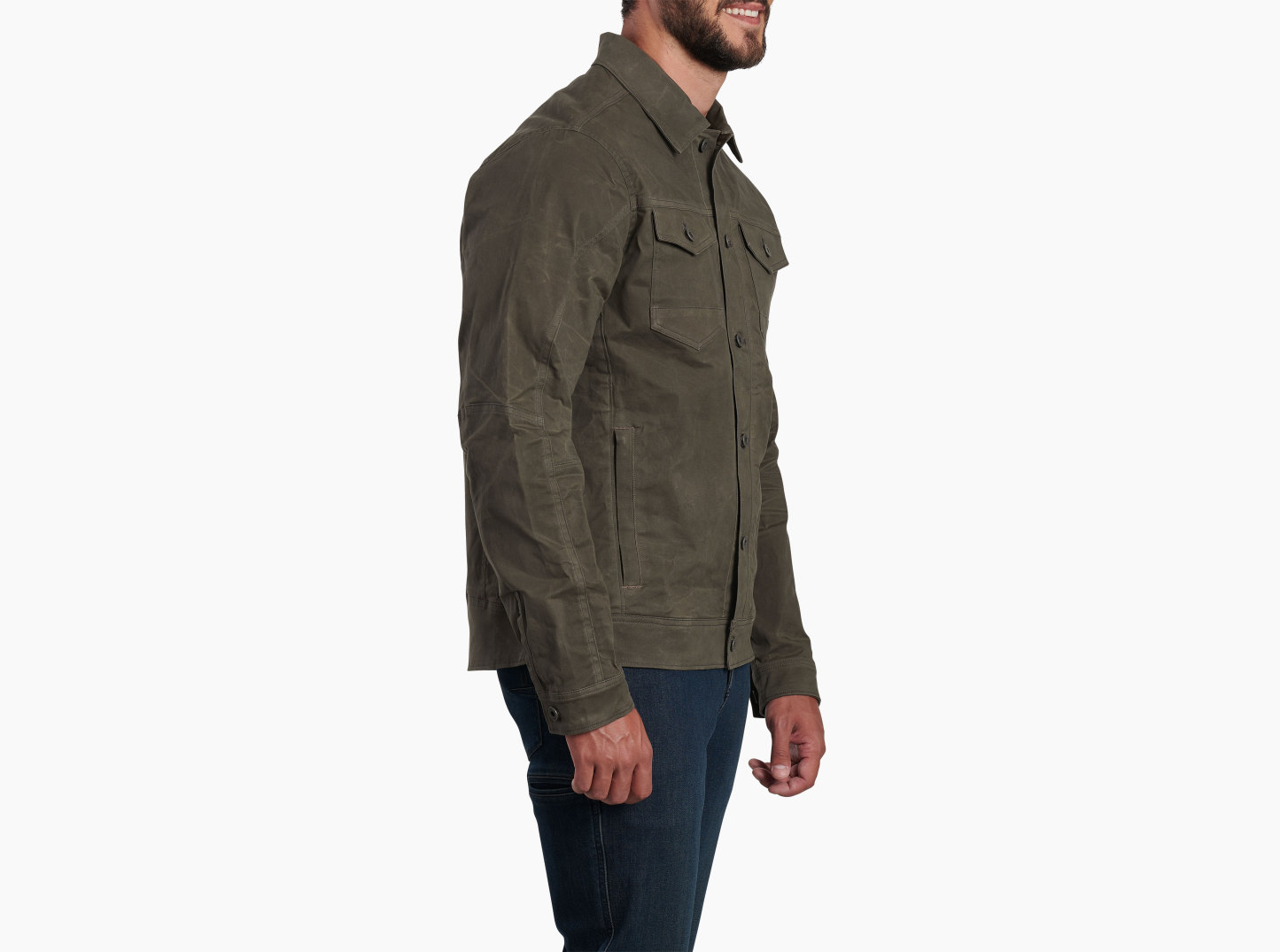 The Outlaw™ Waxed Jacket - GUN METAL