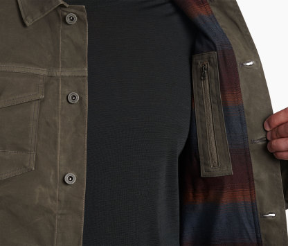 The Outlaw™ Waxed Jacket - INTERIOR COMFORT
