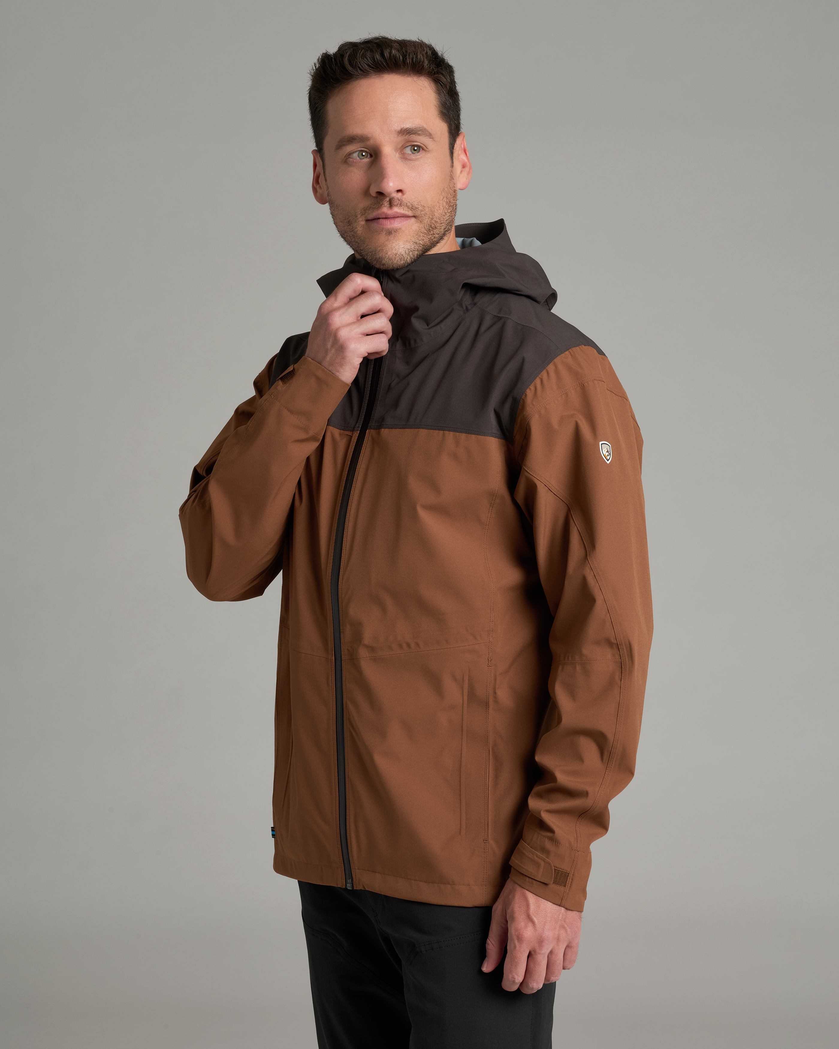 Stretch Voyagr™ Jacket - SADDLE BROWN / BRACKISH
