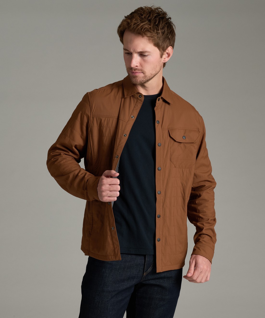 The One™ Shirt-Jac - SADDLE BROWN