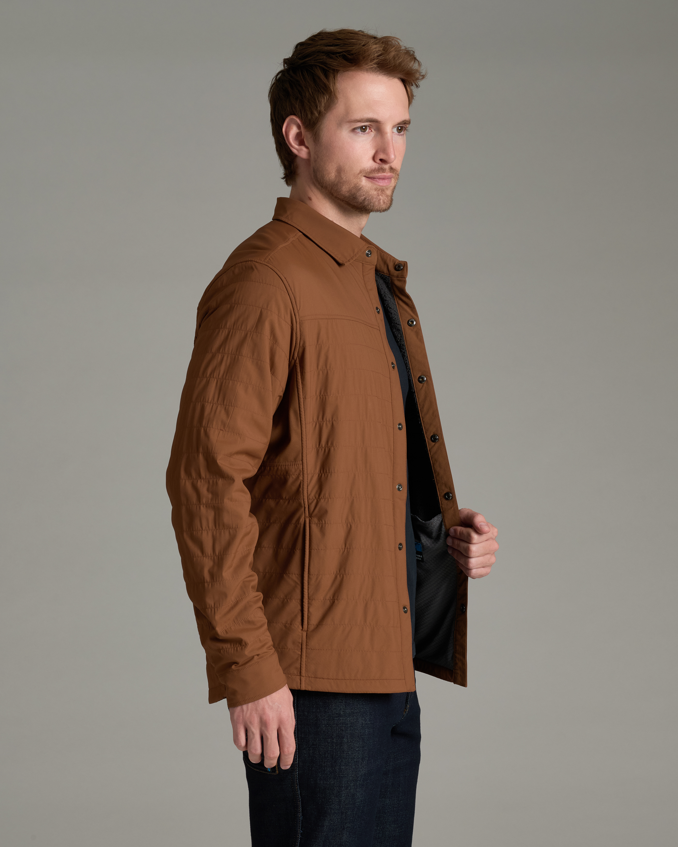 The One™ Shirt-Jac - SADDLE BROWN