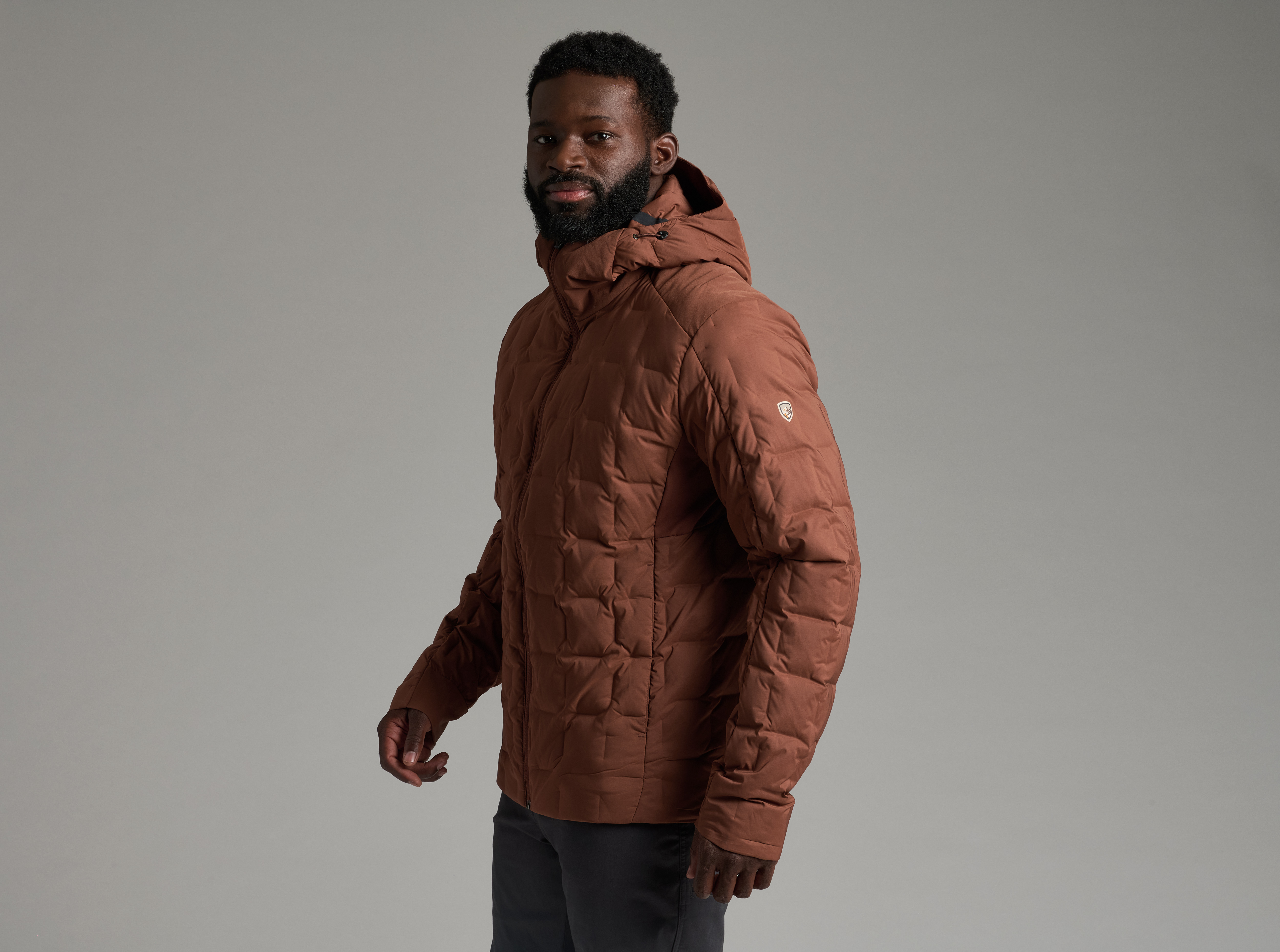 Firestorm™ Down Hoody - RUSTIC BRICK