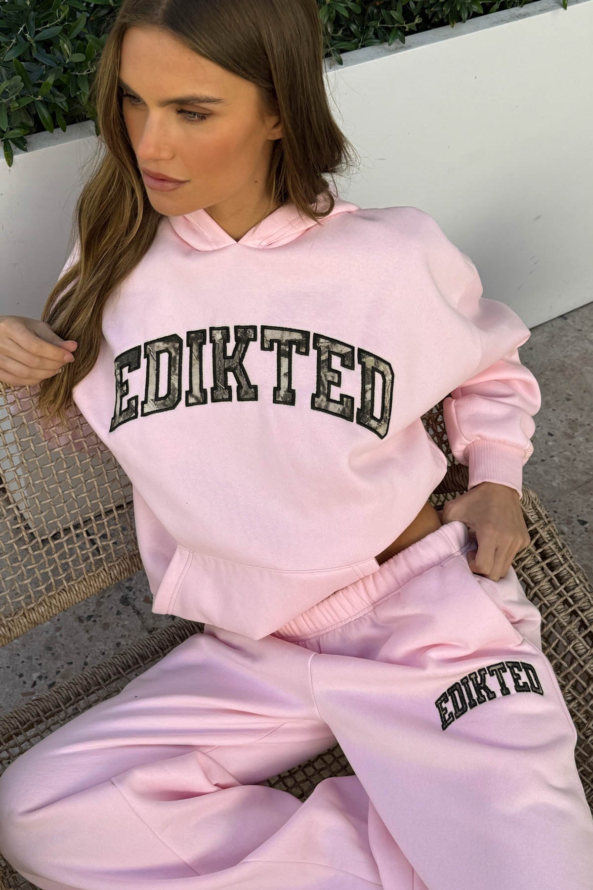 Edikted Crush Oversized Hoodie - LIGHT-PINK