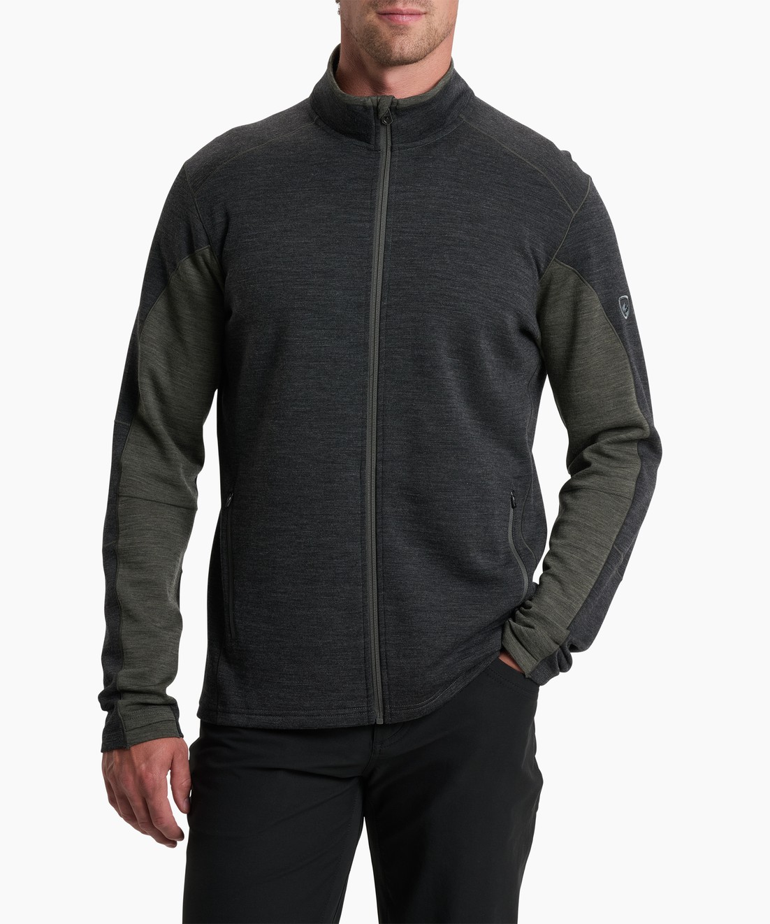 Invigoratr™ Full Zip - SMOKED OLIVE