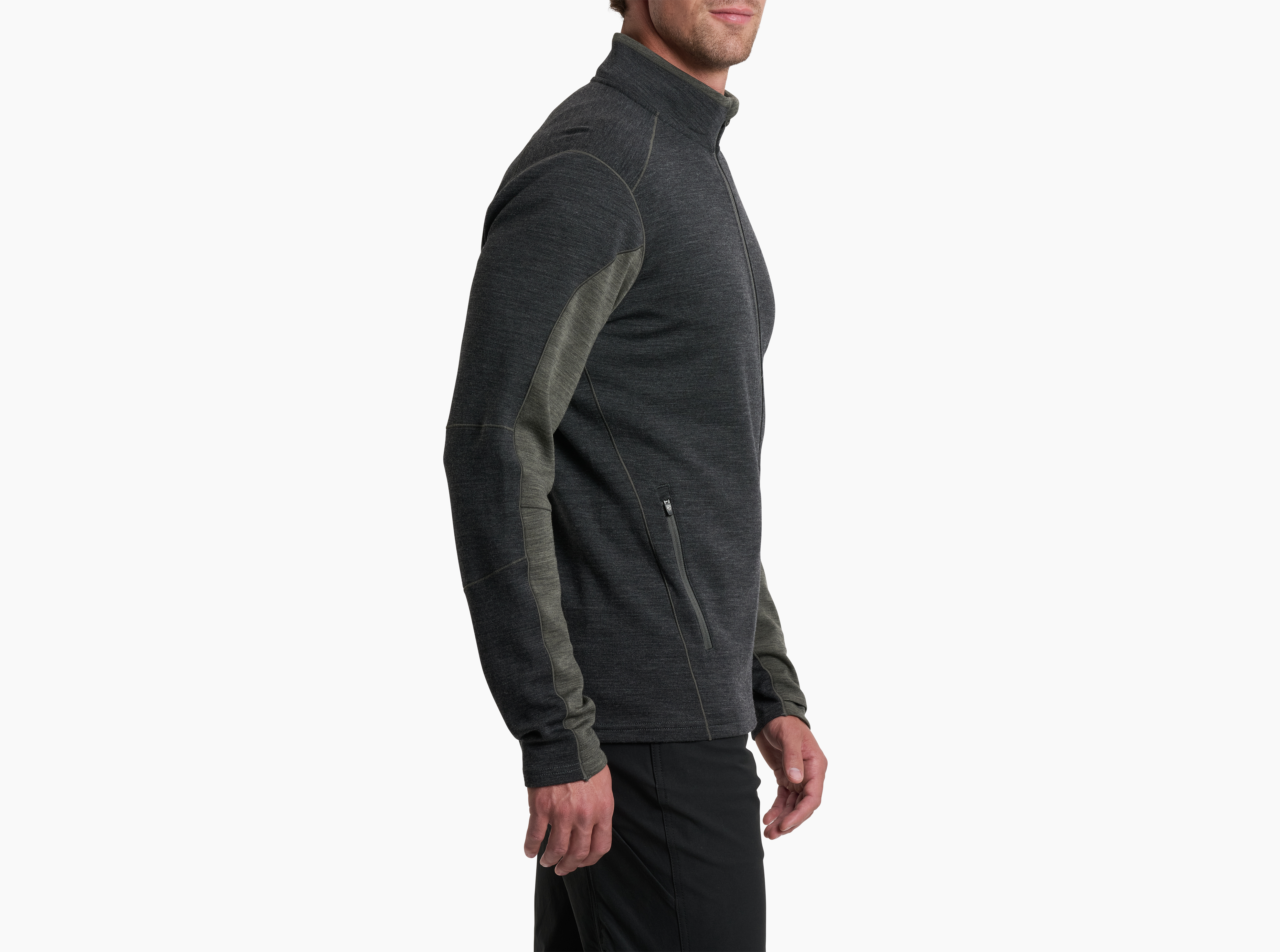 Invigoratr™ Full Zip - SMOKED OLIVE