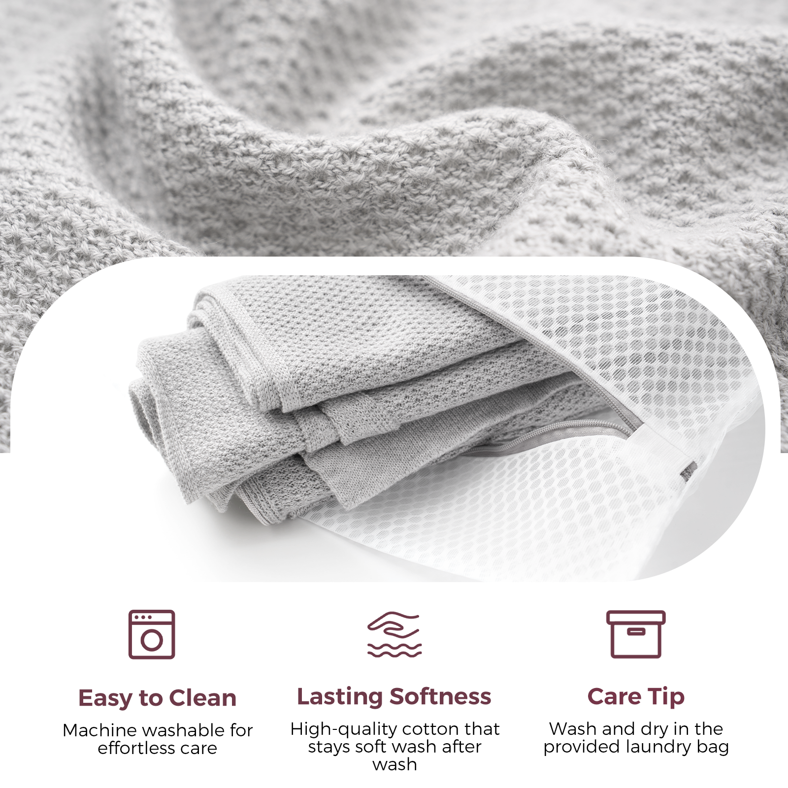 Women's Lightweight Knit Nursing Cover Poncho with Window - product image 11