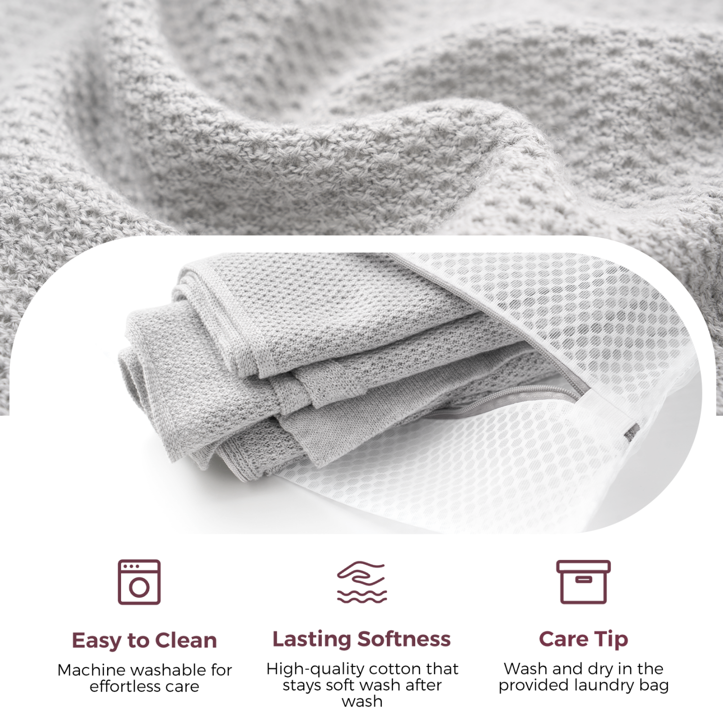 Women's Lightweight Knit Nursing Cover Poncho with Window - product image 11