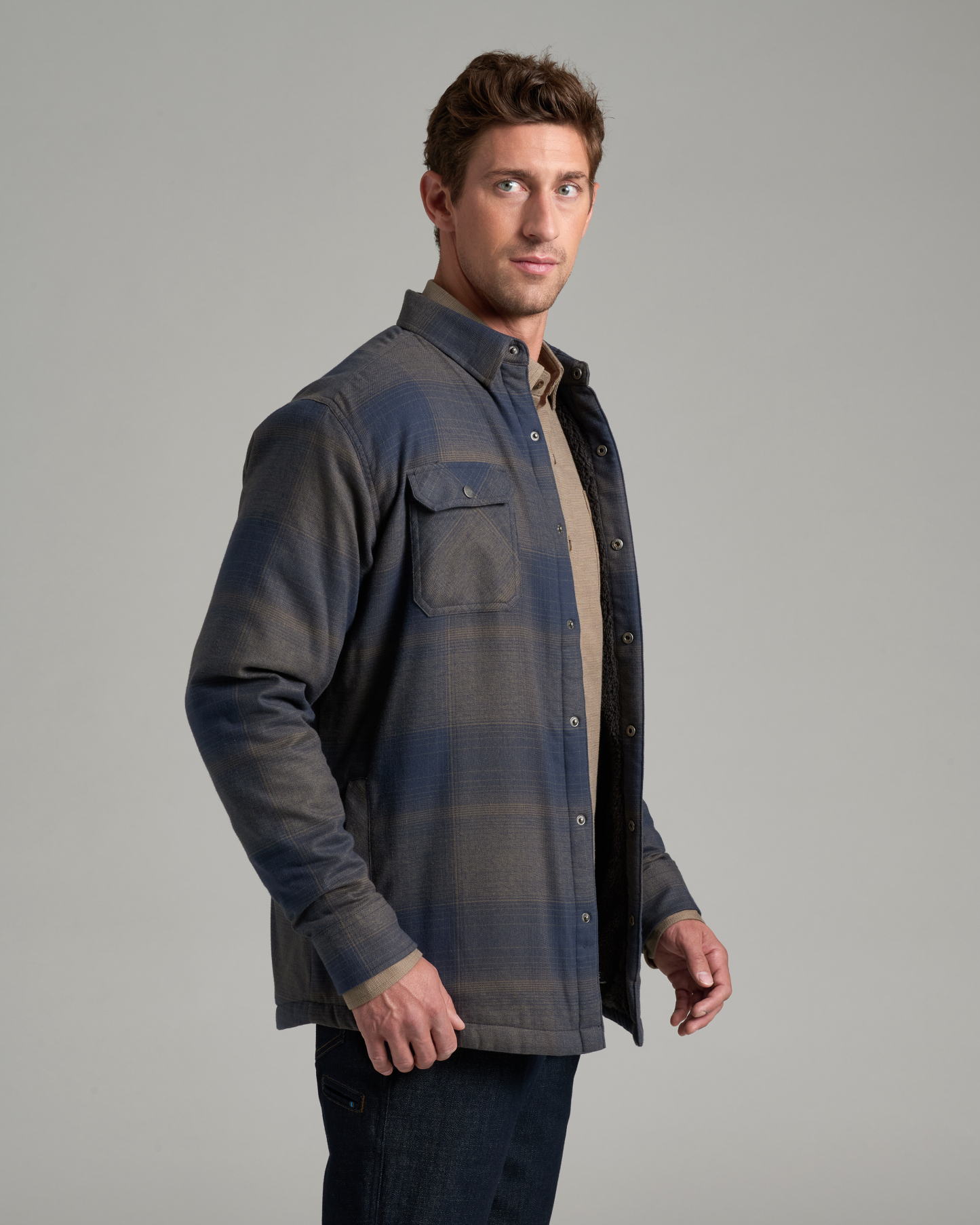 Joyrydr™ Shirt-Jac - OCEAN DRIFTWOOD