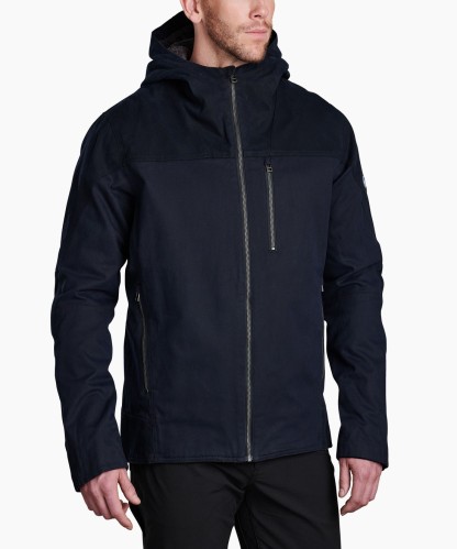 The Law™ Fleece Lined Hoody - BLACK N BLUE