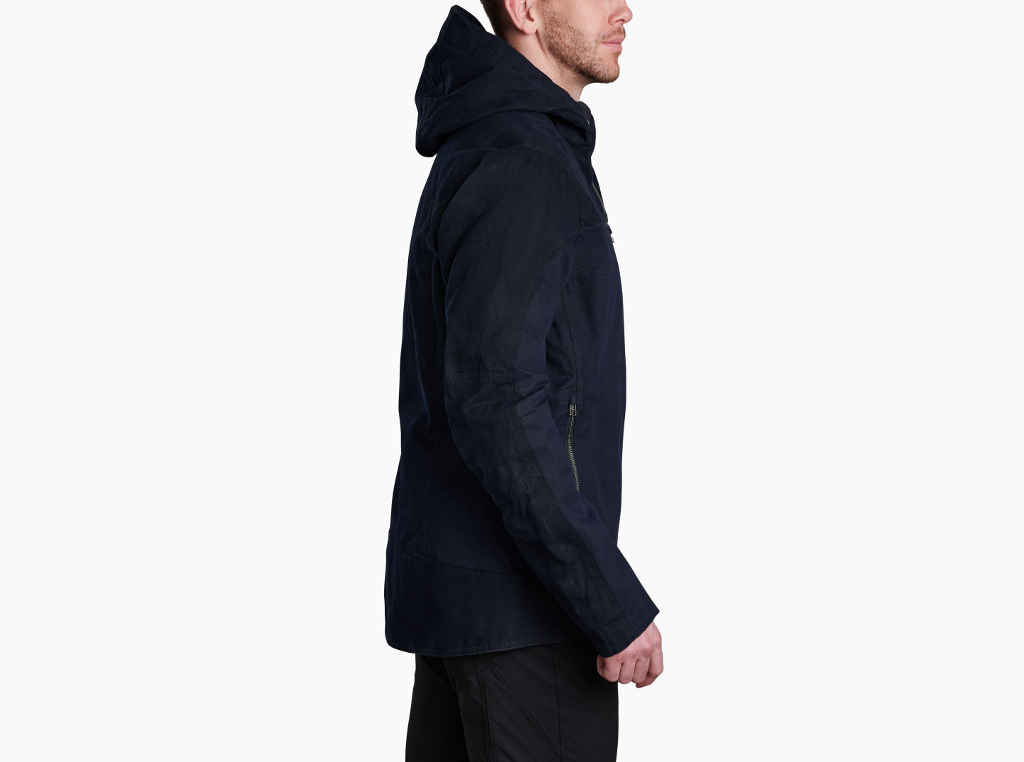 The Law™ Fleece Lined Hoody - BLACK N BLUE