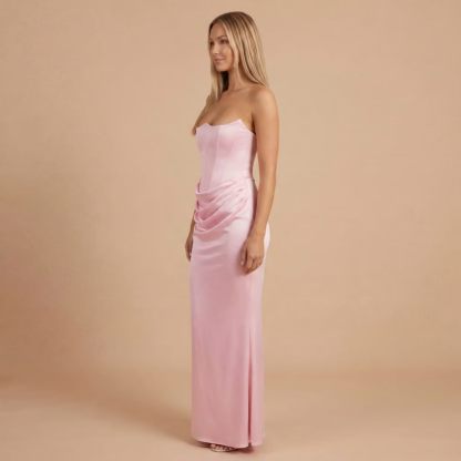 Women's Cocktail Strapless Corset Maxi Dress - product image 12