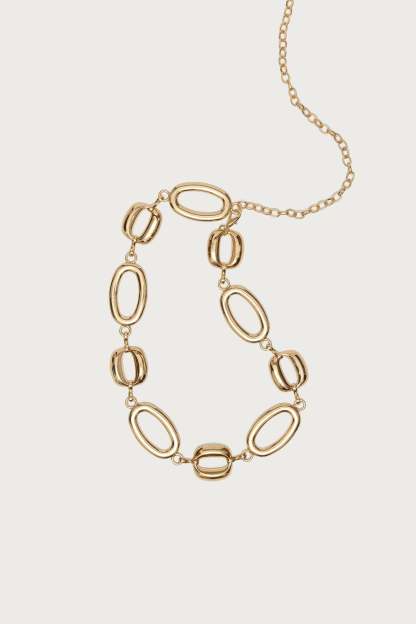 Oval Chain Belt - GOLD