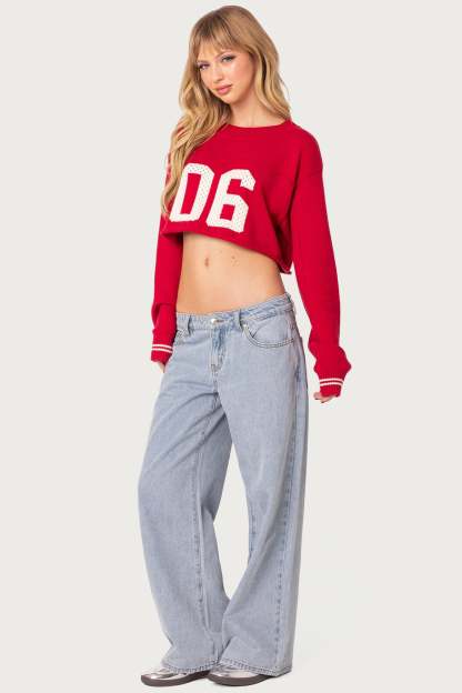 Petite Raelynn Washed Low Rise Baggy Jeans - LIGHT BLUE