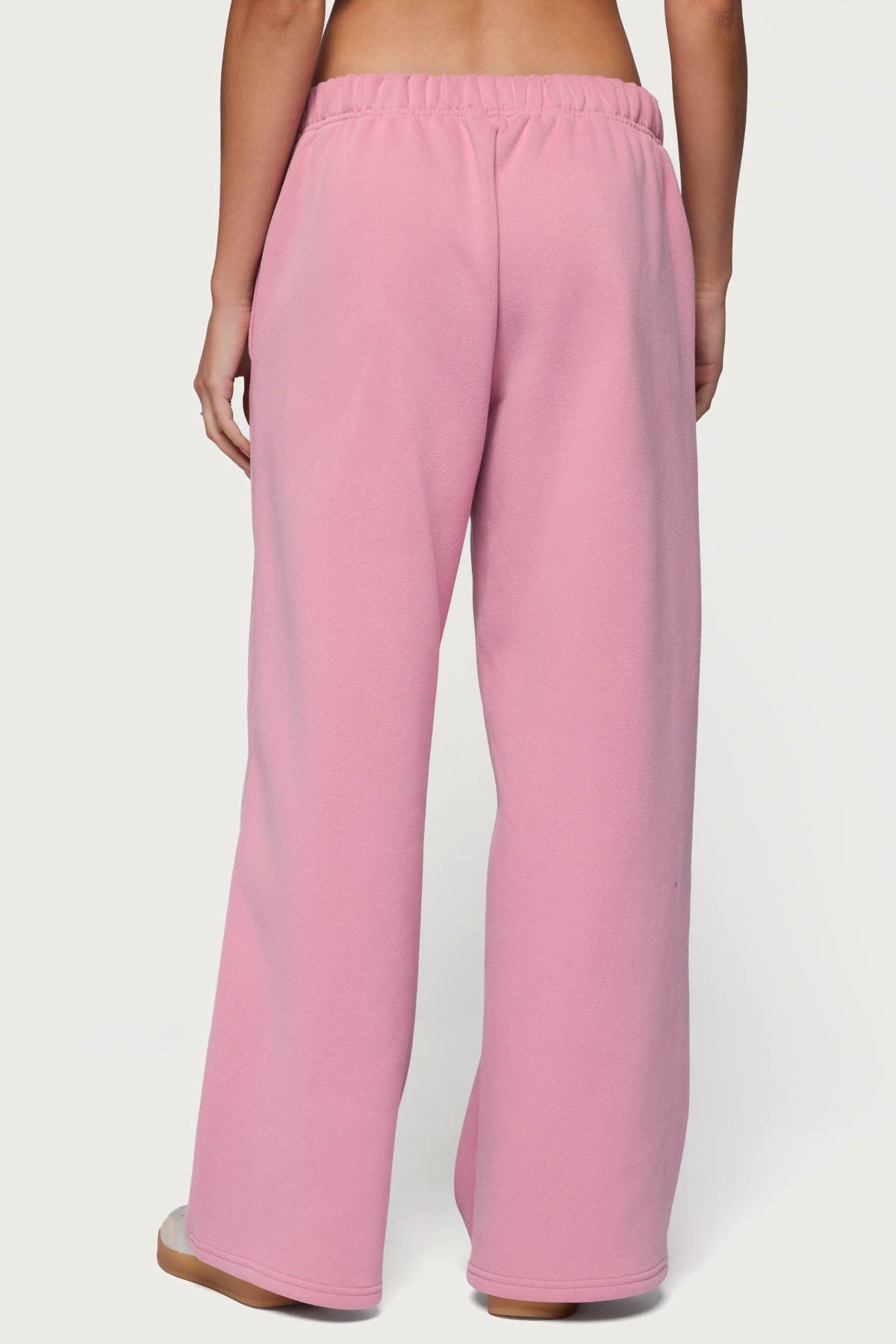 Basic Girl Wide Leg Edikted Sweatpants - PINK