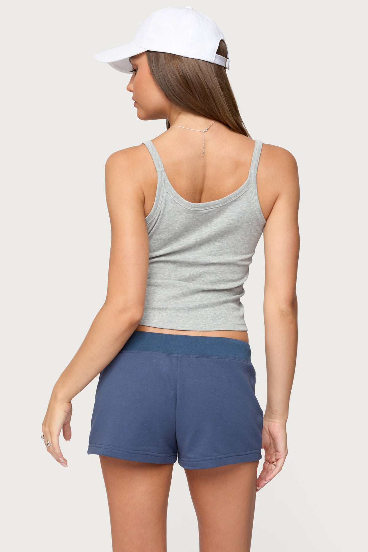 Basic Babe Tank Top - GRAY MELANGE