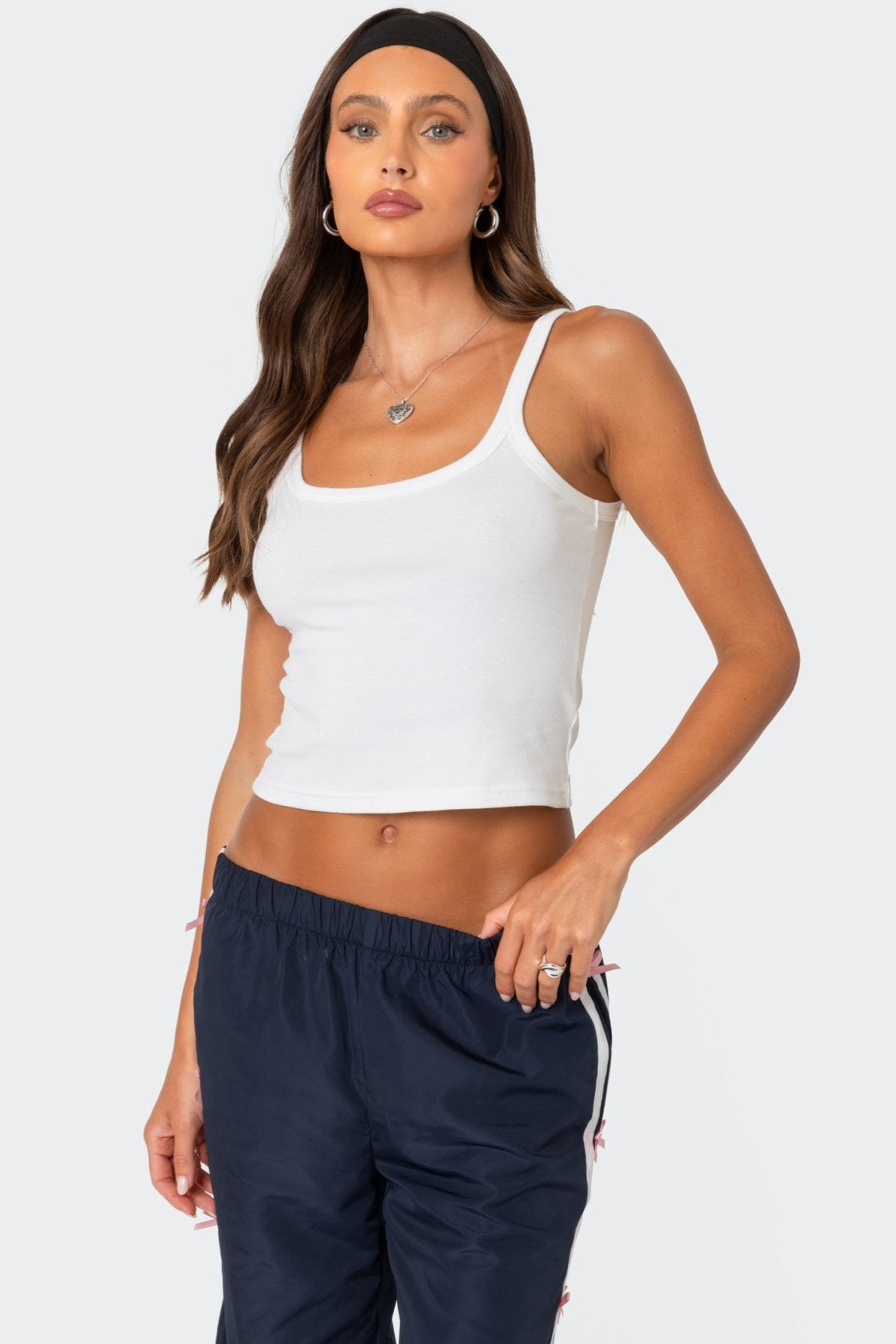 Basic Babe Tank Top - WHITE