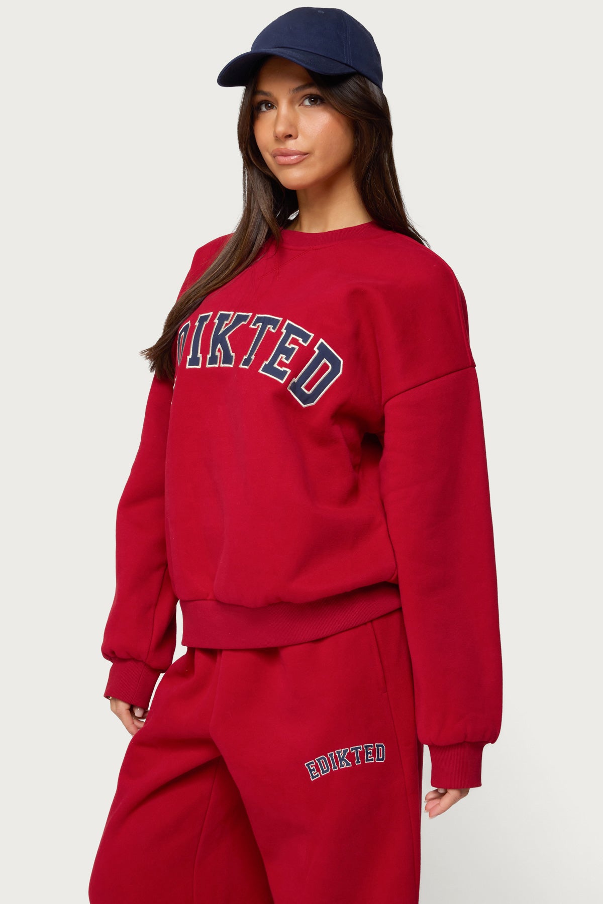 Edikted Major Sweatshirt - RED