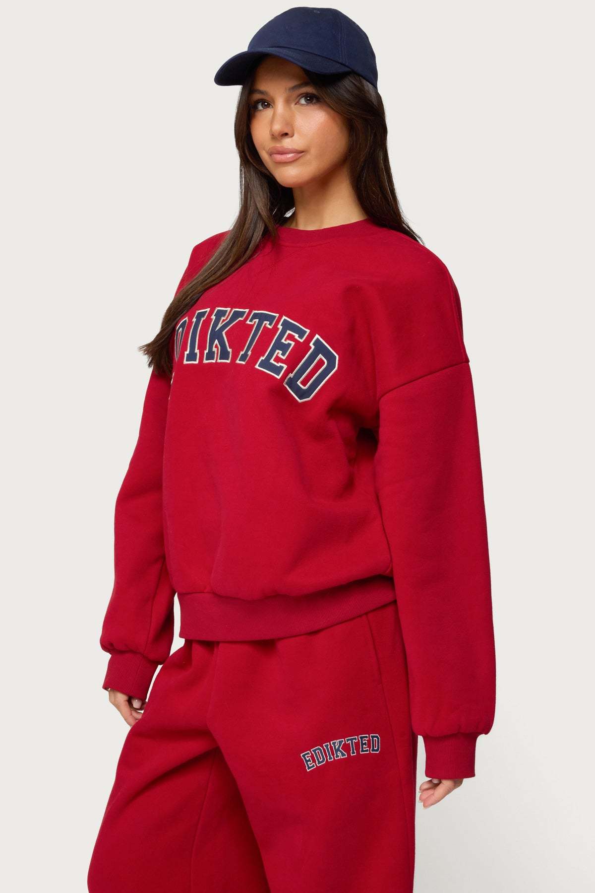 Edikted Major Sweatshirt - RED