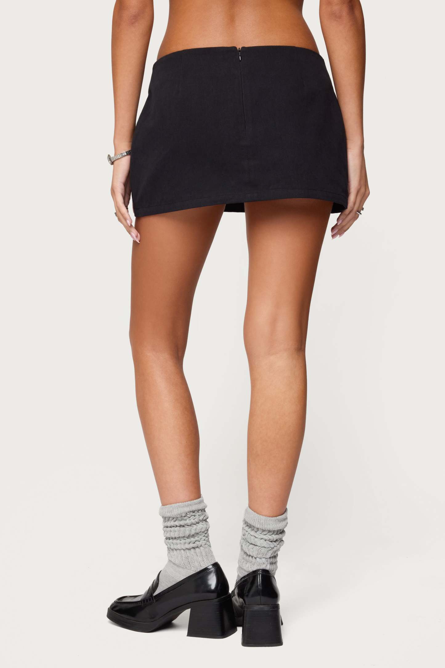 Monrow Micro Skort - BLACK