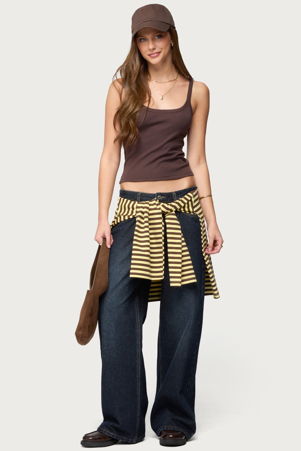 Basic Babe Tank Top - BROWN