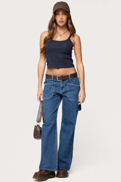 Basic Babe Tank Top - NAVY