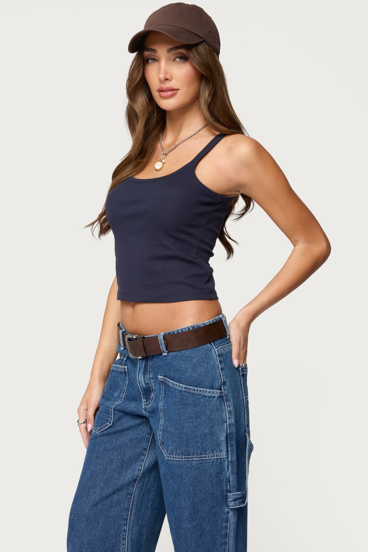 Basic Babe Tank Top - NAVY