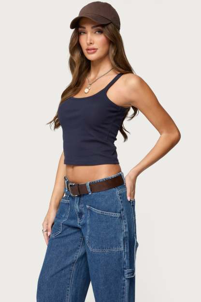 Basic Babe Tank Top - NAVY