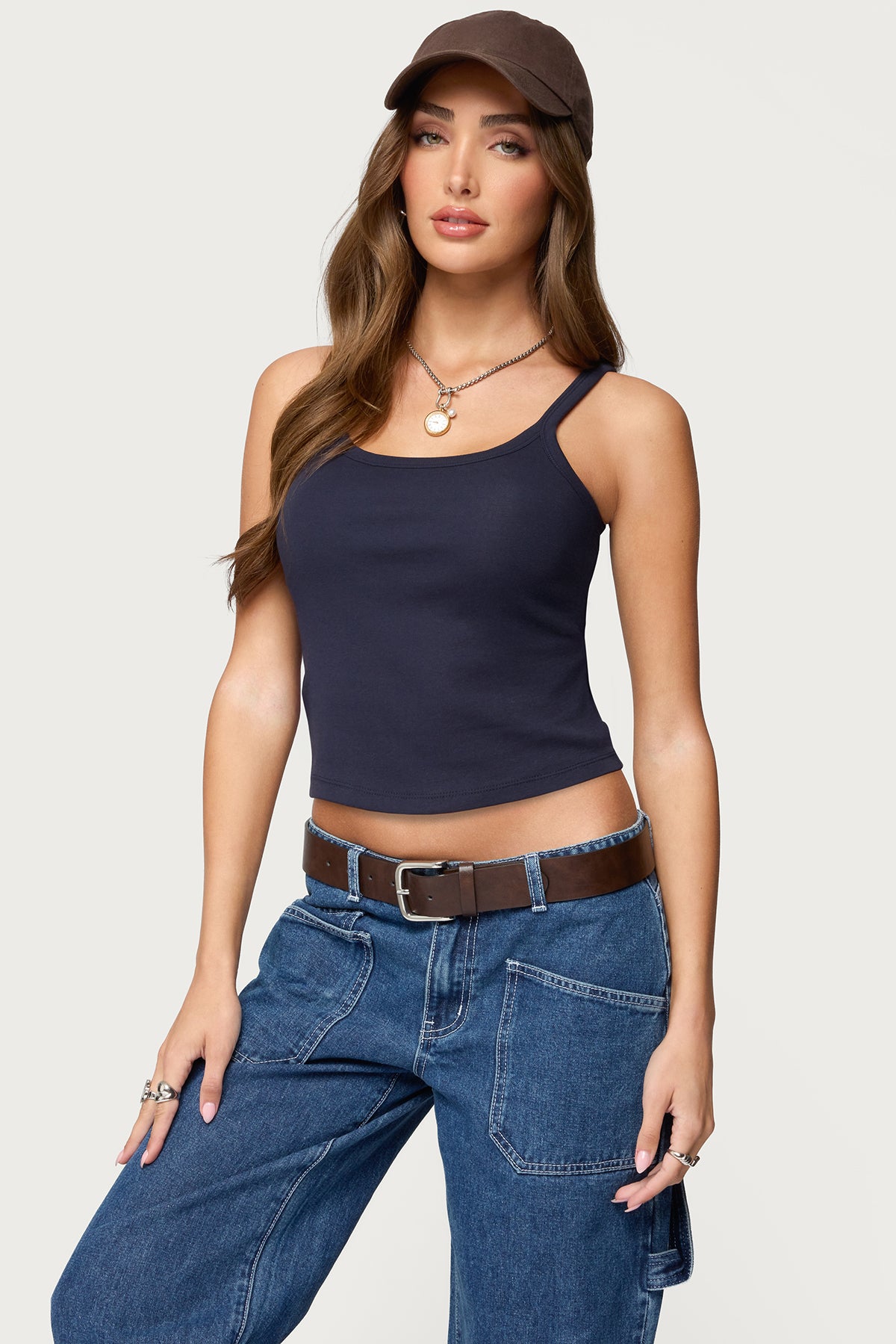 Basic Babe Tank Top - NAVY