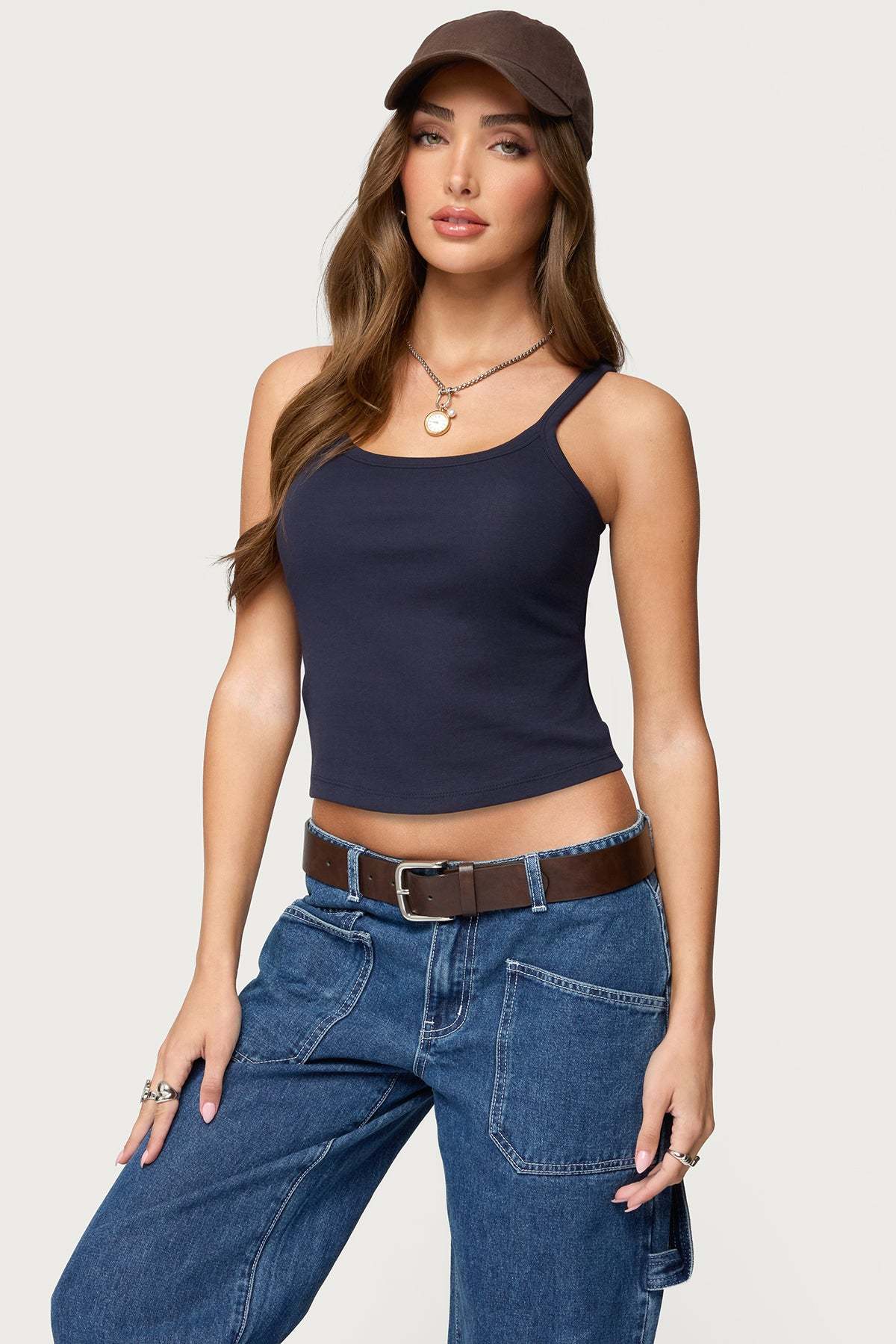 Basic Babe Tank Top - NAVY