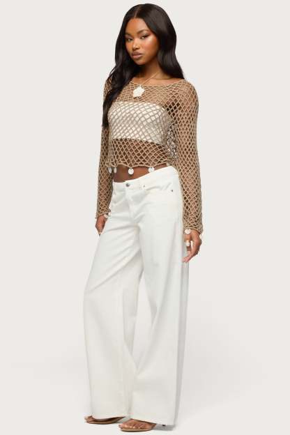 Tall Roman Low Rise Baggy Jeans - WHITE