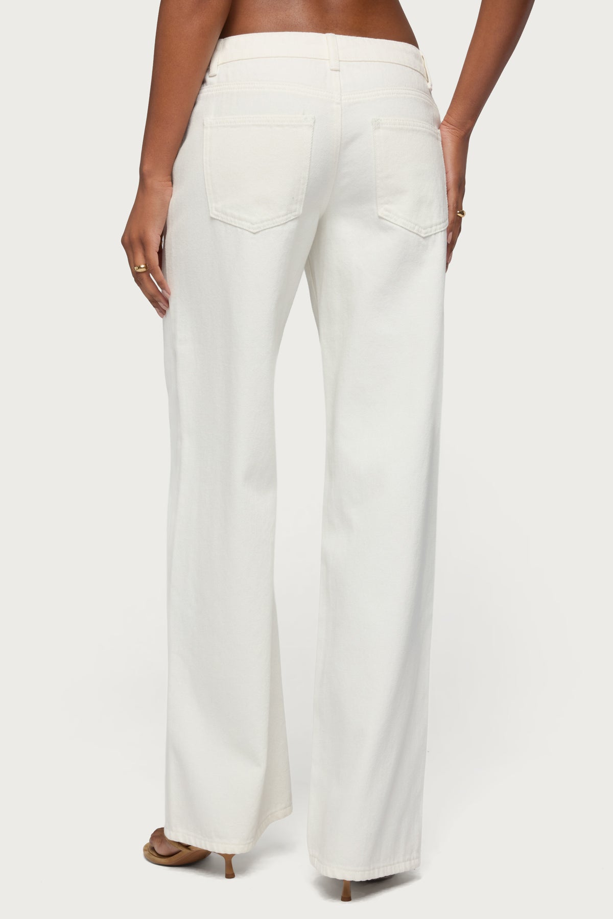 Tall Roman Low Rise Baggy Jeans - WHITE