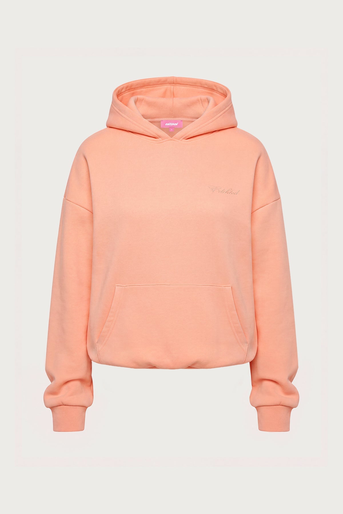 Basic Girl Oversized Edikted Hoodie - ORANGE
