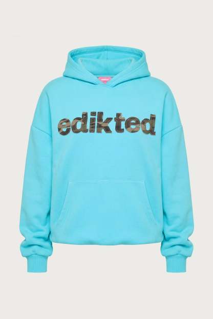 Edikted Cutie Hoodie - TURQUOISE