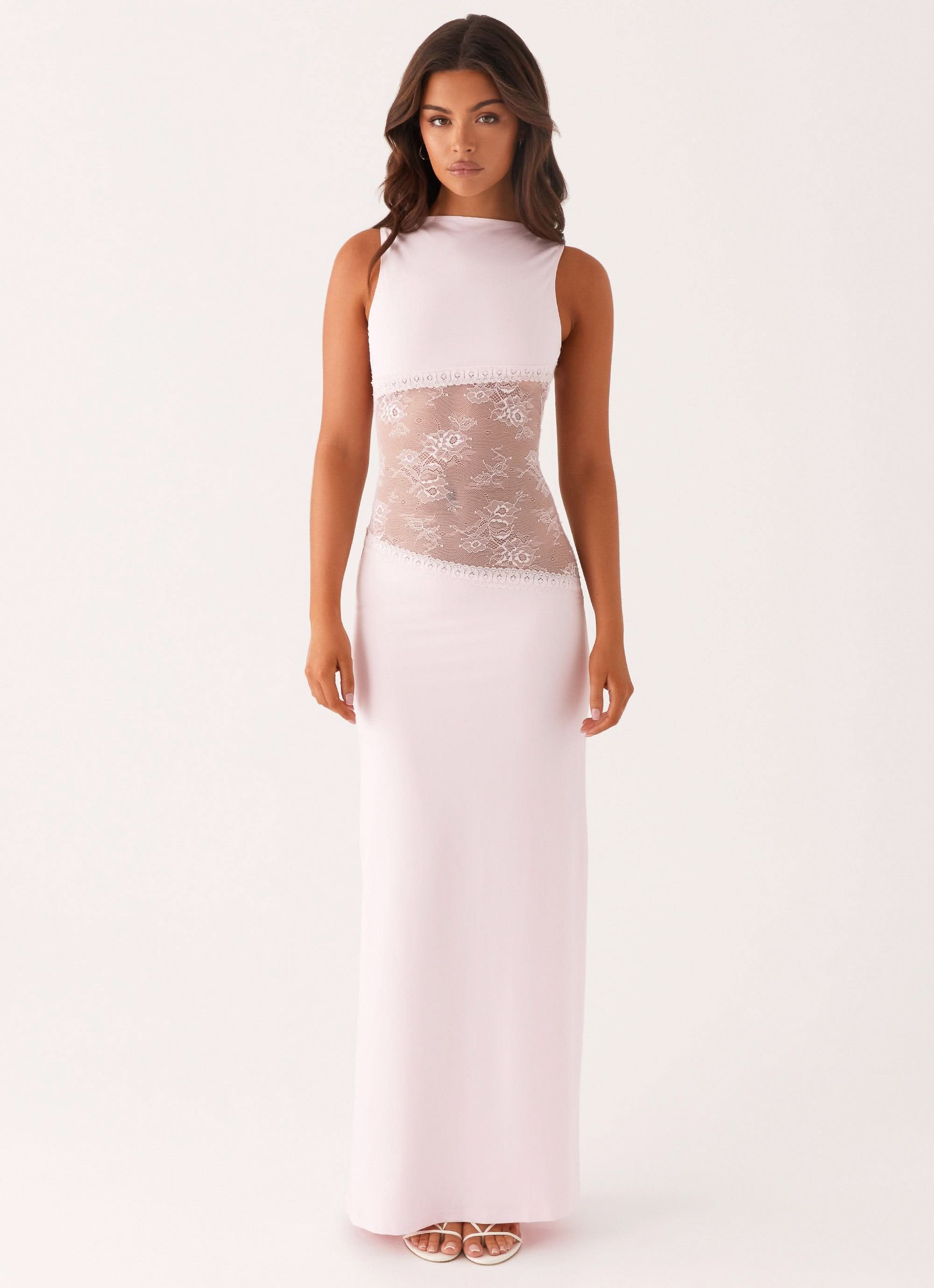 Women's Cocktail Sleeveless Lace Cutout Maxi Dress - product image 9