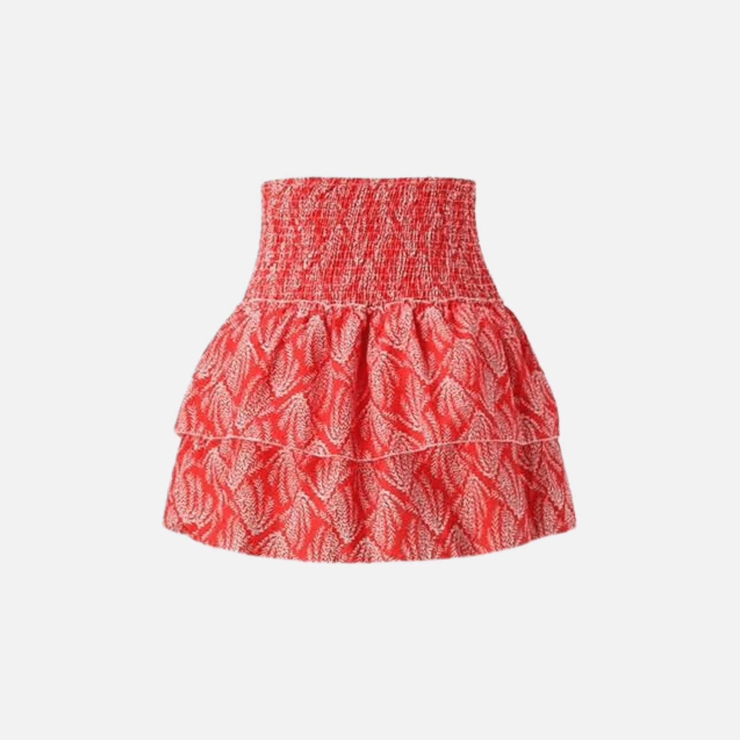 Women's Boho Print Smocked Waist Tiered Mini Skirt - product image 20