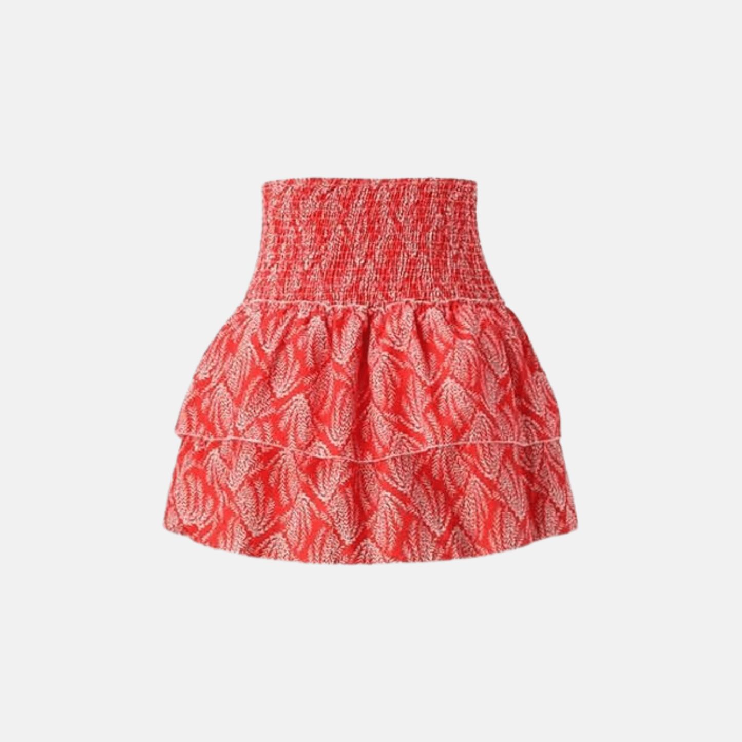 Women's Boho Print Smocked Waist Tiered Mini Skirt - product image 20