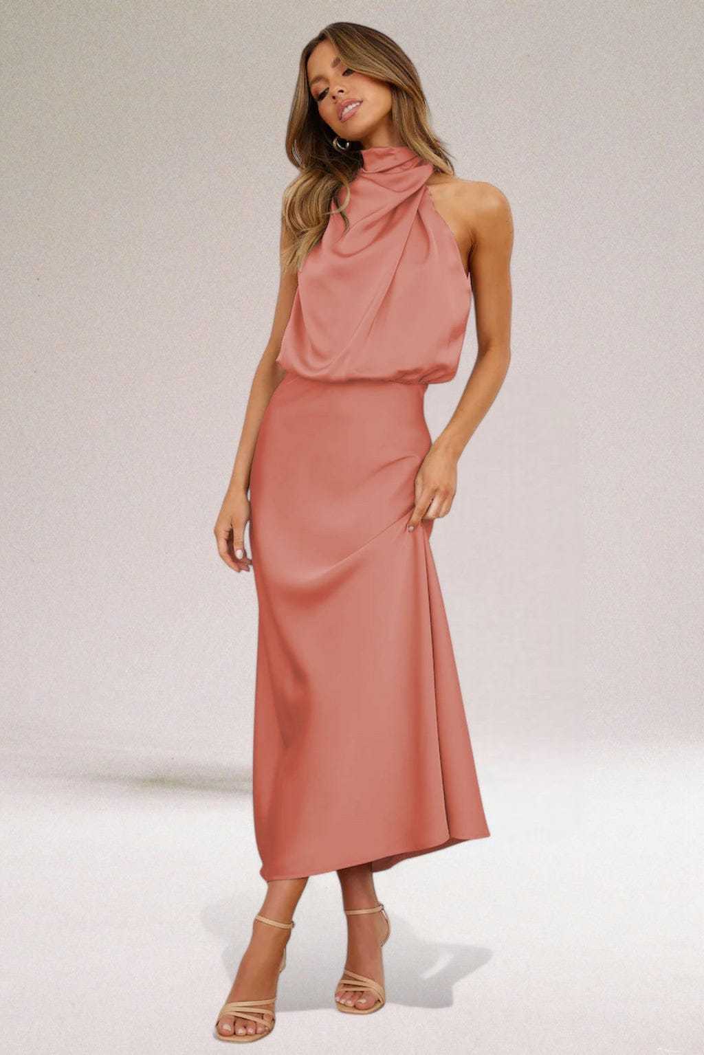 Arden Halter Midi Dress