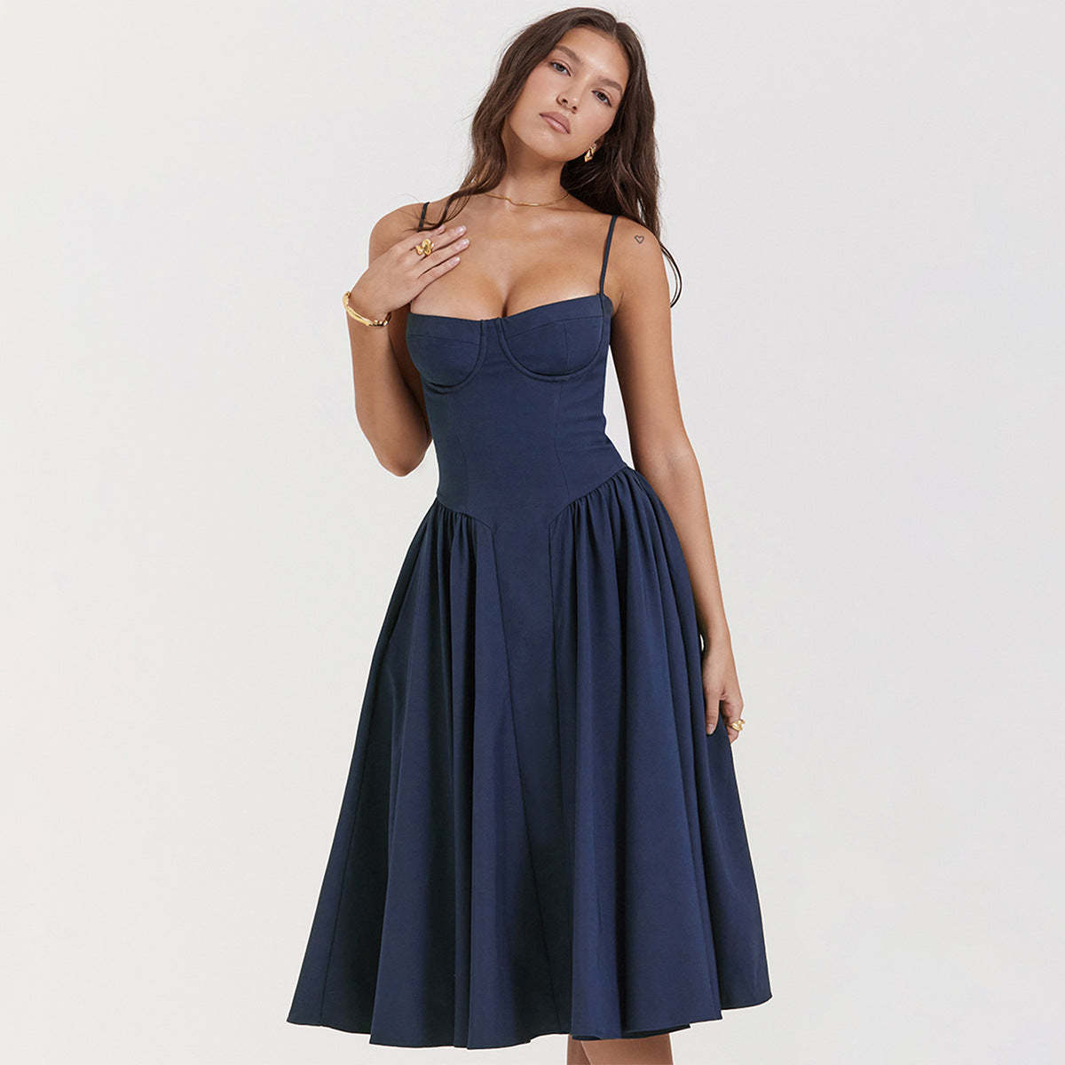 Avalon Corset Midi Dress