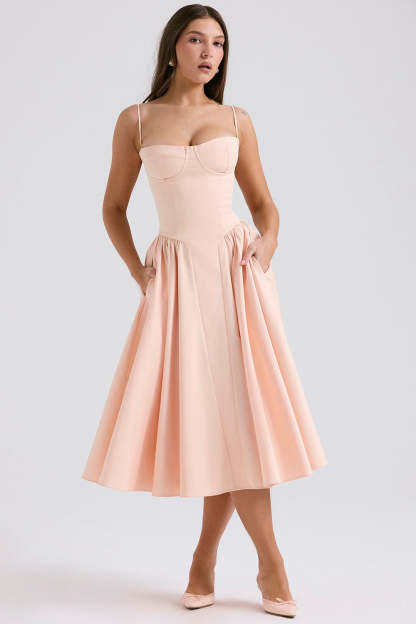 Avalon Corset Midi Dress