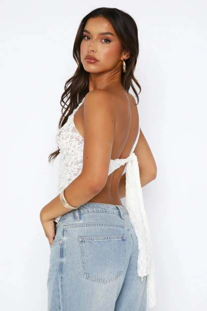Baila Lace Top - White